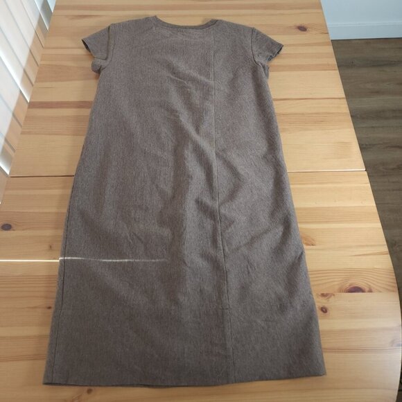 Brunello Cucinelli Brown Wool Mini Dress Minimalist Old Money S - Picture 6 of 14